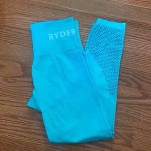 Ryderwear teal leggings